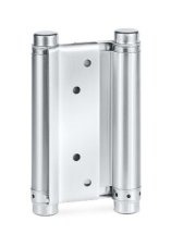 Петля пружинная двусторонняя DAH-127(Satin) Серебро (Никель) 1 шт